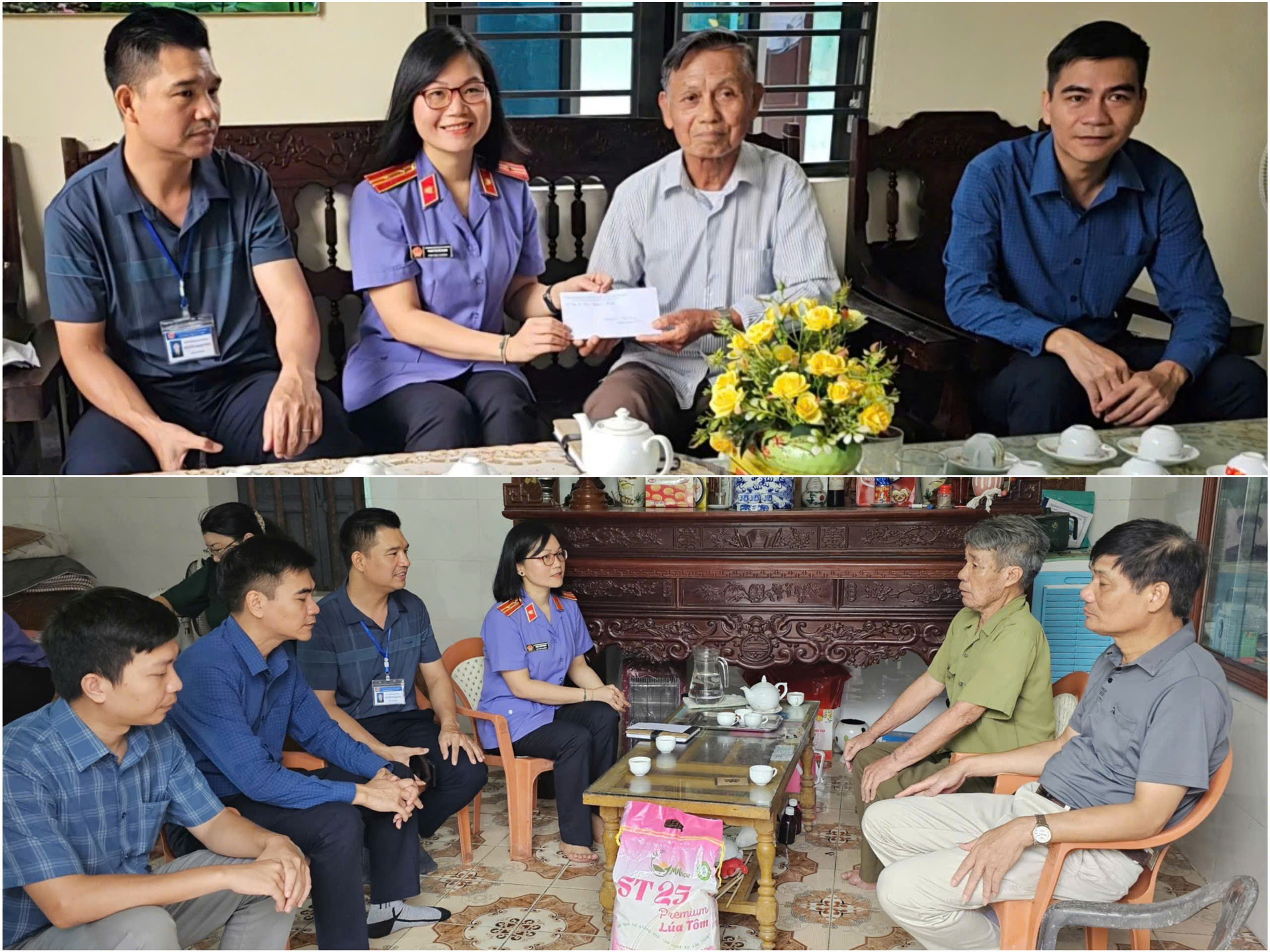 VKSND khu vực 6, TP Hải Phòng tri ân gia đình chính sách nhân Ngày Thương binh - Liệt sĩ