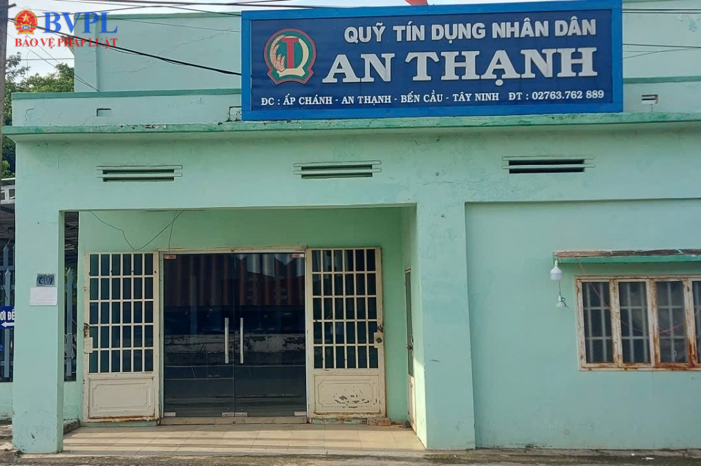 Thông báo Kết luận thanh tra Quỹ tín dụng nhân dân An Thạnh