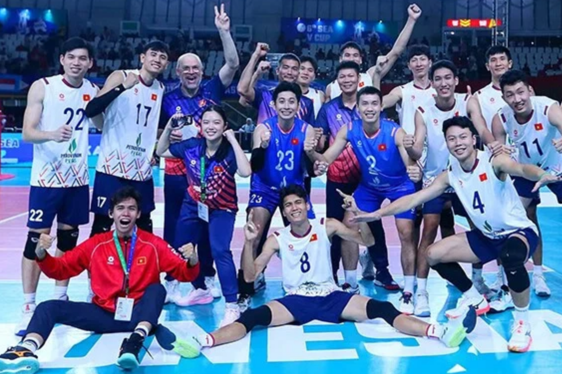 Vô địch SEA V Cup 2026 Chiến thắng lịch sử của bóng chuyền nam Việt Nam