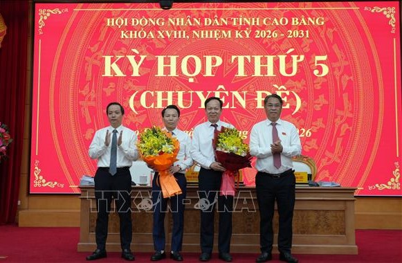 Ông Lương Tuấn Hùng được bầu làm Phó Chủ tịch UBND tỉnh Cao Bằng