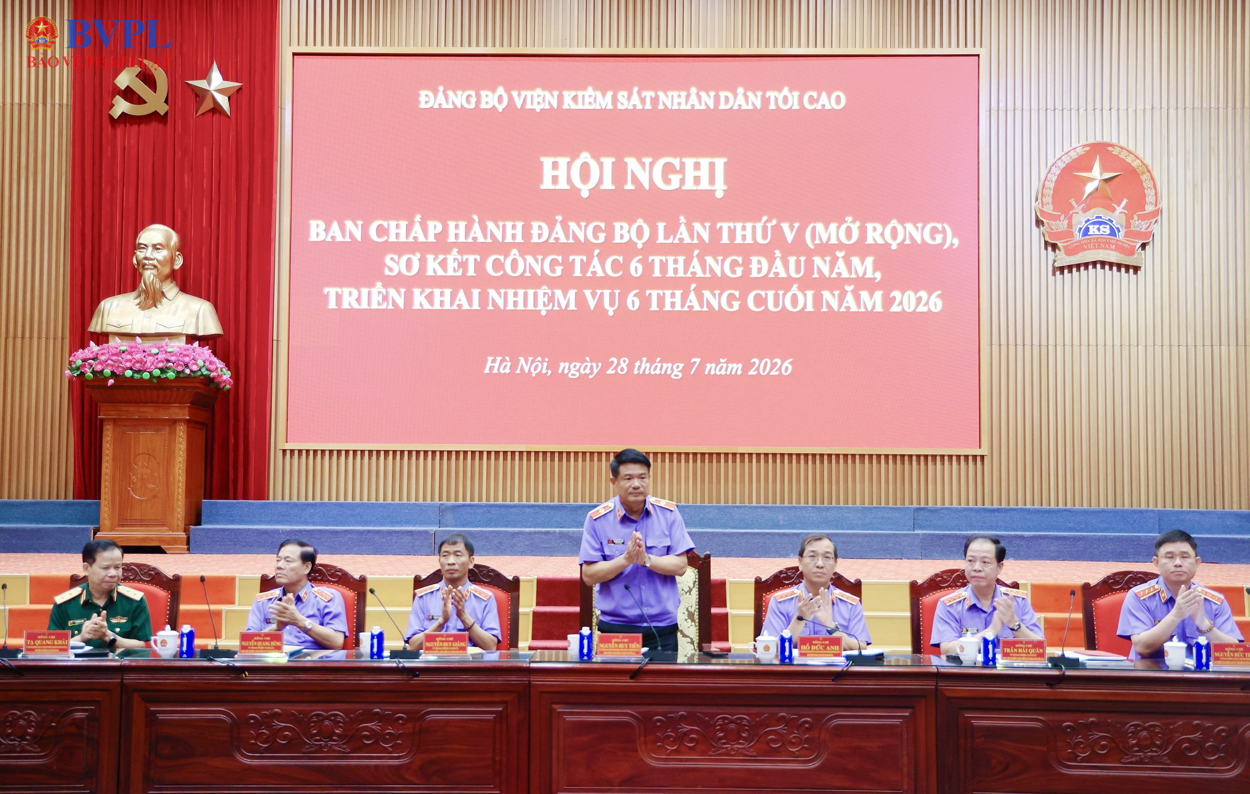 Hội nghị Ban Chấp hành Đảng bộ VKSND tối cao lần thứ V mở rộng