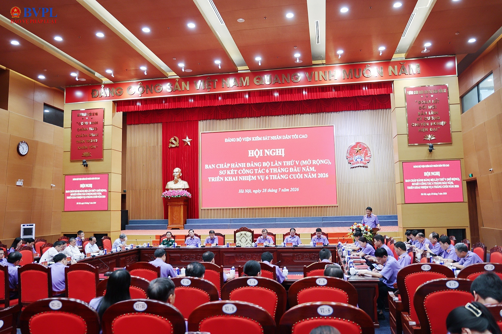 Hội nghị Ban Chấp hành Đảng bộ VKSND tối cao lần thứ V mở rộng