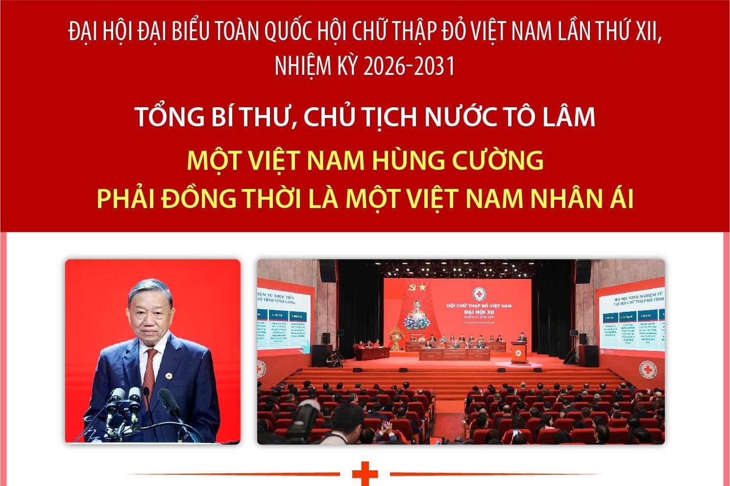 Tổng Bí thư, Chủ tịch nước Tô Lâm  Một Việt Nam hùng cường phải đồng thời là một Việt Nam nhân ái