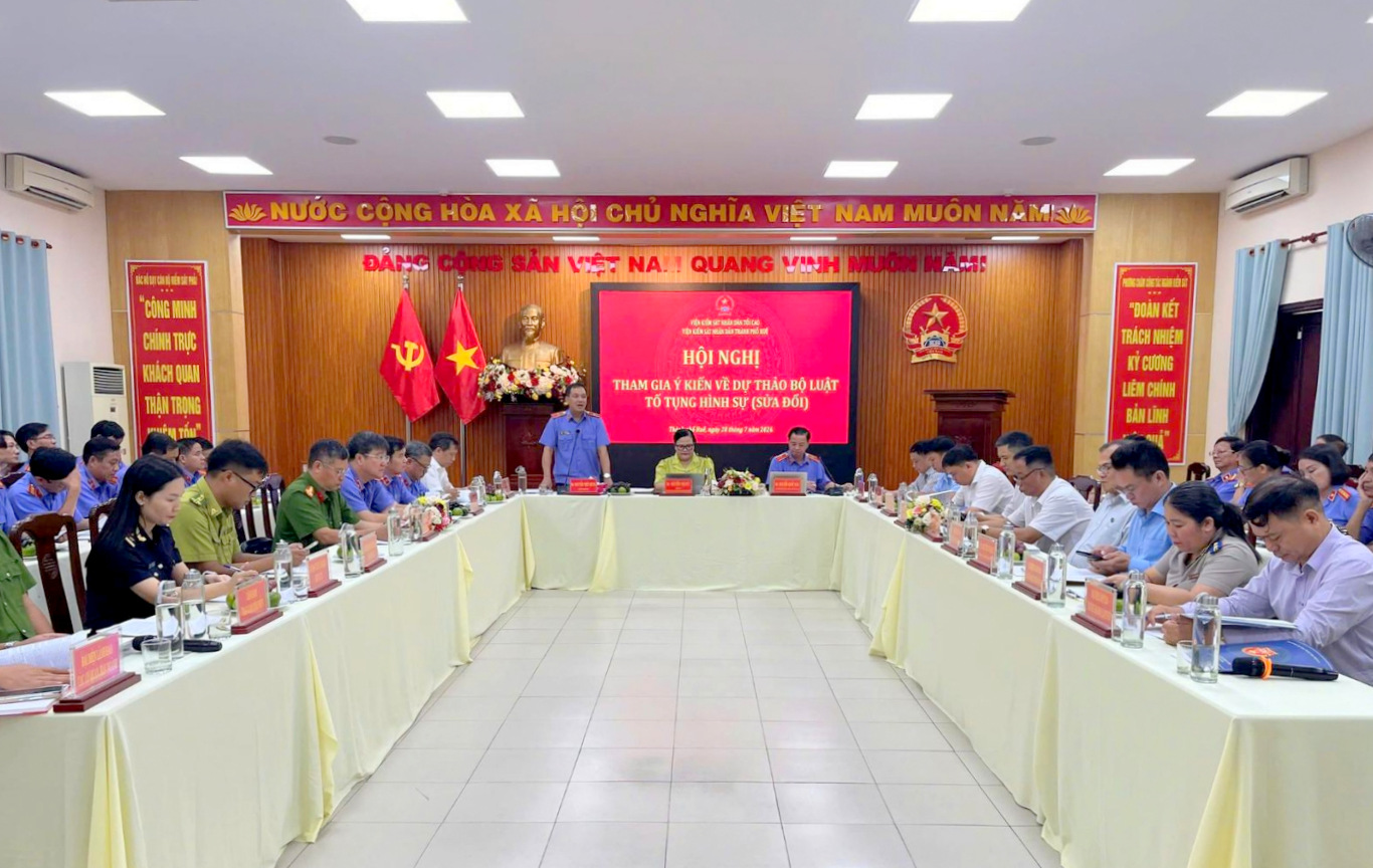 VKSND TP Huế tổ chức góp ý dự thảo Bộ luật Tố tụng hình sự sửa đổi