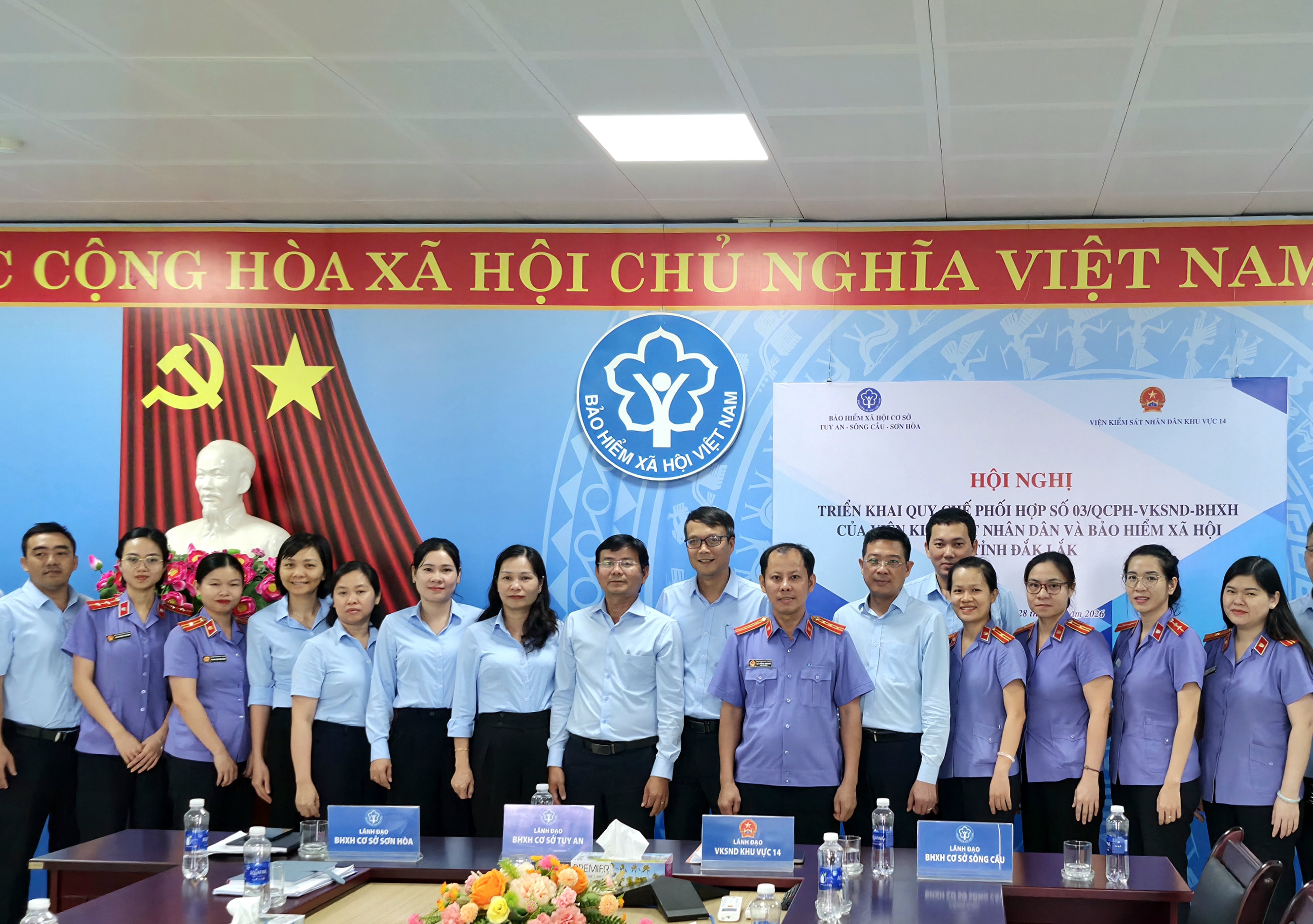 Triển khai thực hiện Quy chế phối hợp giữa VKSND tỉnh và Bảo hiểm xã hội tỉnh Đắk Lắk