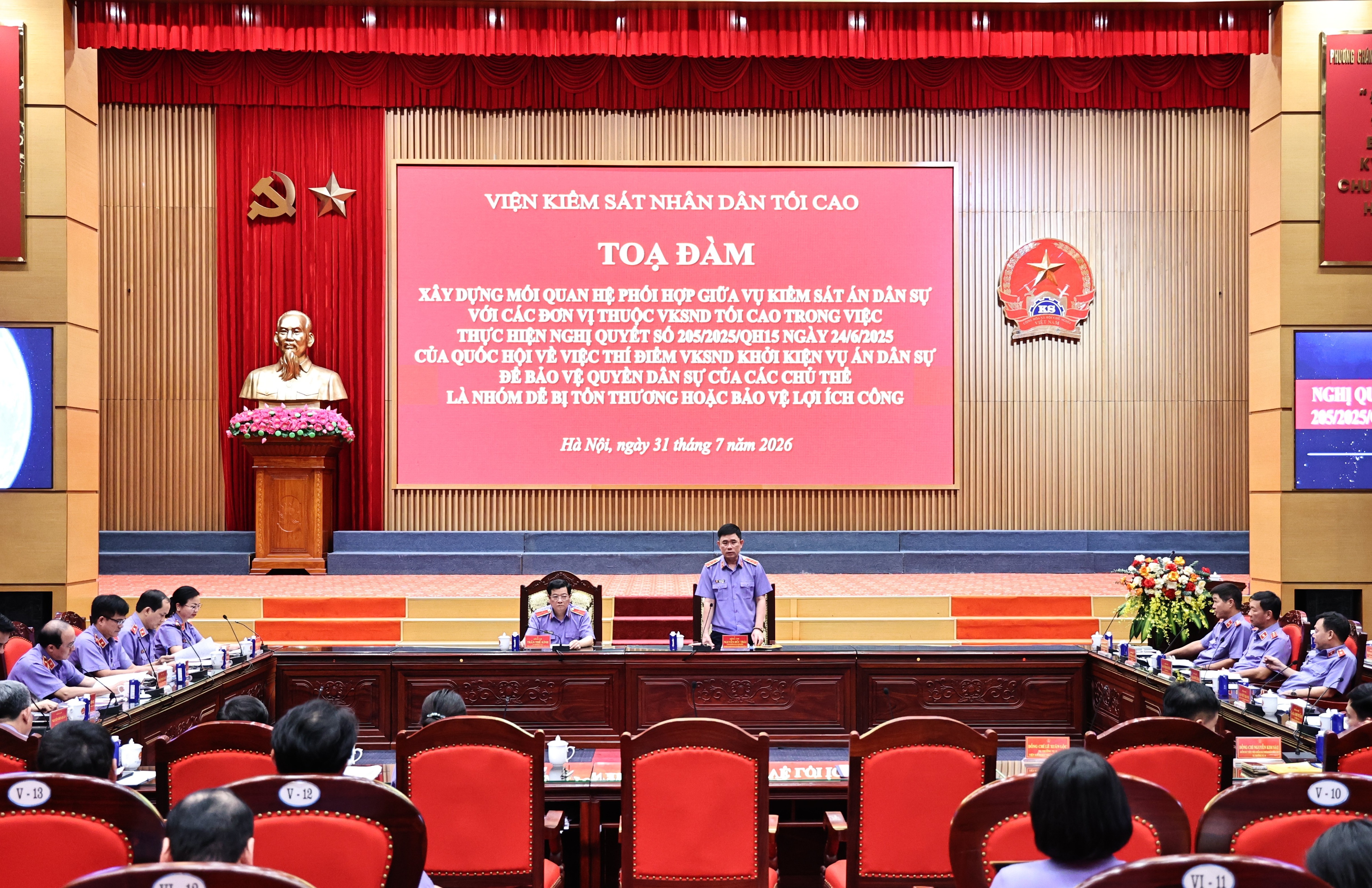 Triển khai hiệu quả Nghị quyết 205 góp phần khẳng định vị trí, vai trò trụ cột của Viện kiểm sát nhân dân