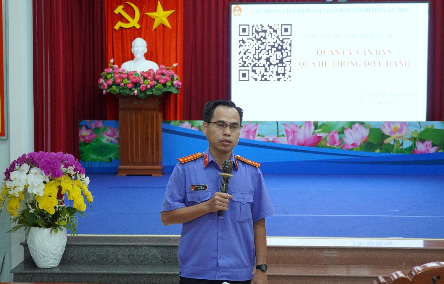 Đổi mới “Giờ pháp luật” nâng cao hiệu quả sử dụng Hệ thống Quản lý văn bản và điều hành