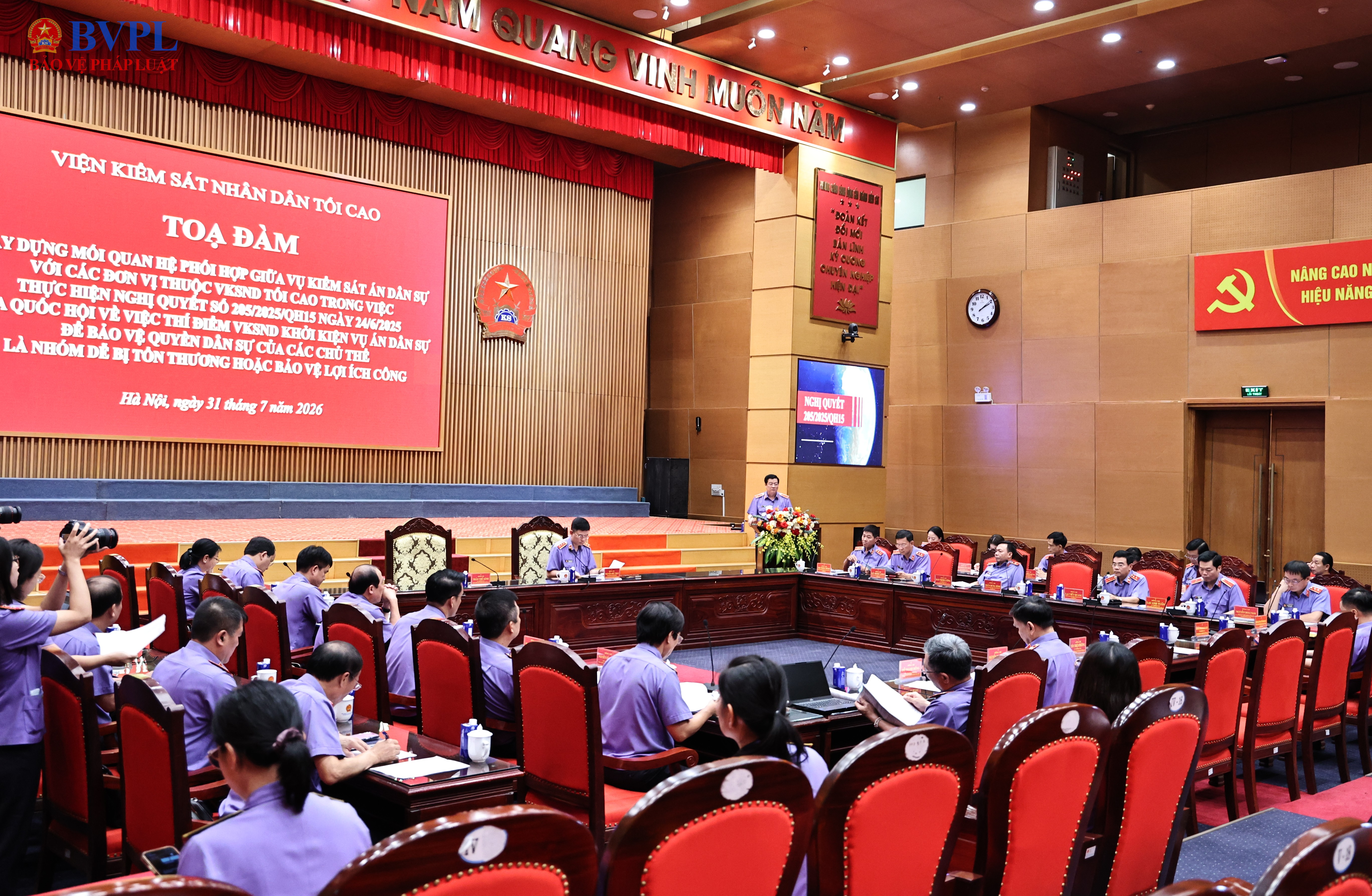 Thực hiện Nghị quyết 205 góp phần bảo đảm hiệu lực thực tế của các bản án, quyết định của Tòa án
