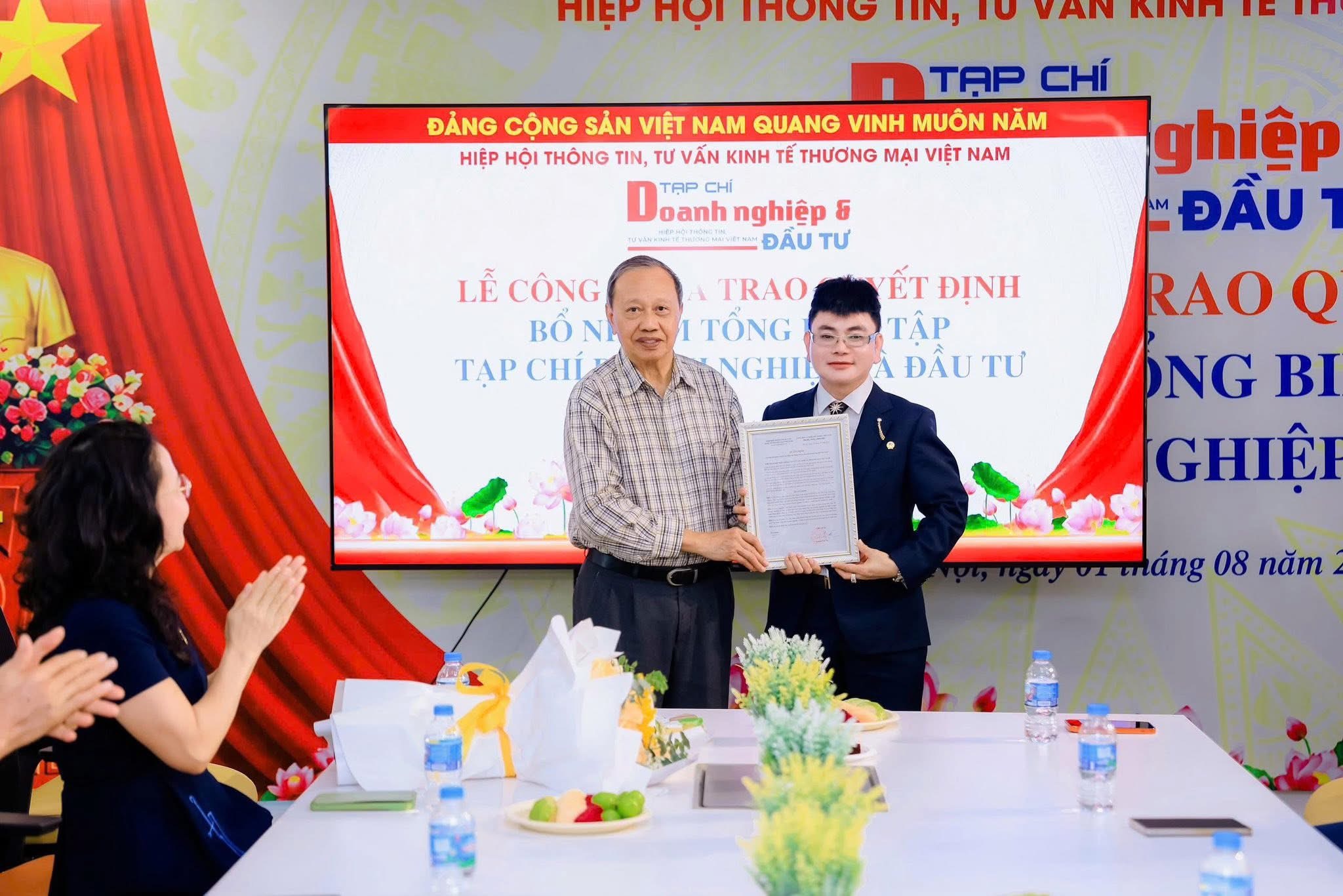 Nhà báo Đào Bình được bổ nhiệm giữ chức Tổng Biên tập Tạp chí Doanh nghiệp và Đầu tư