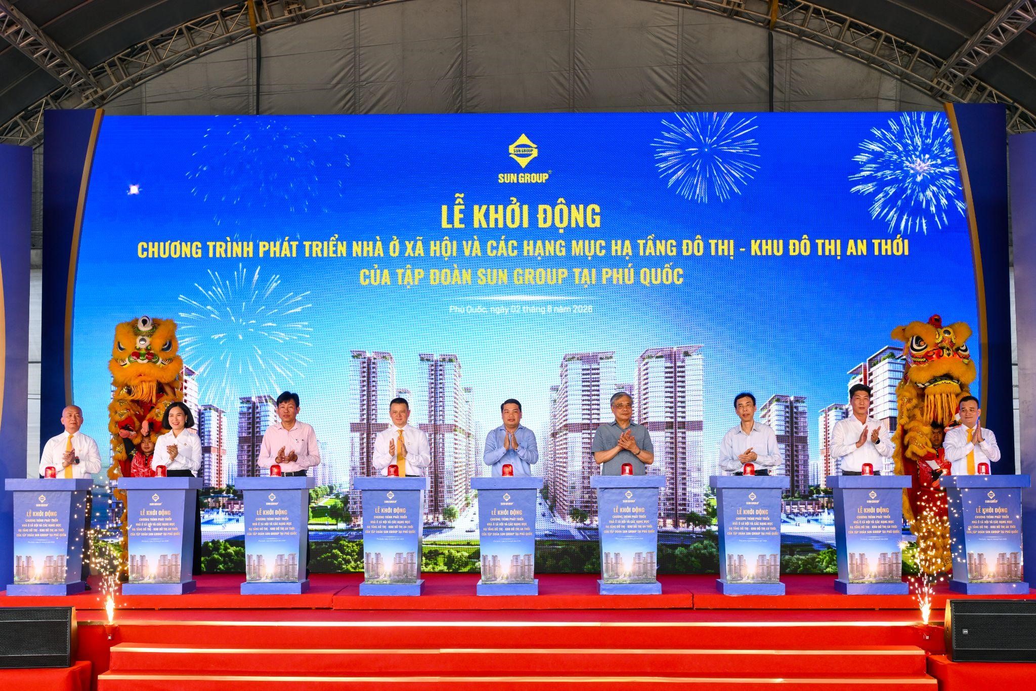 Sun Group xây dựng gần 50 000 nhà ở xã hội và nhà cho thuê với tổng đầu tư 40 000 tỉ đồng tại Phú Quốc