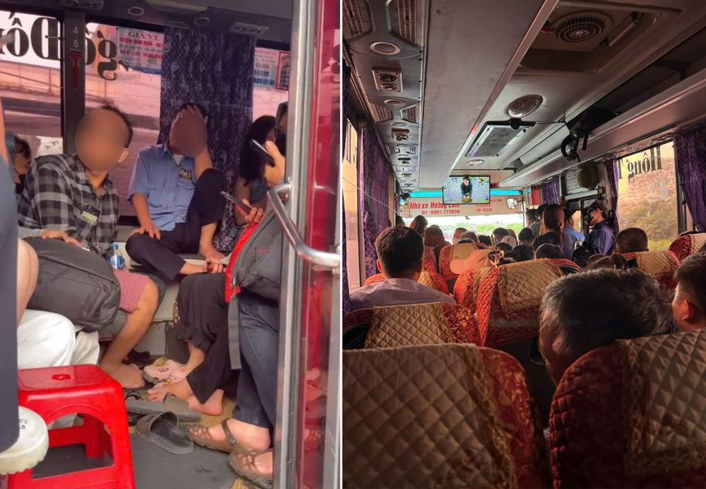 Chủ xe và tài xế bị phạt tiền, tước phù hiệu vì chở gần gấp đôi số người quy định