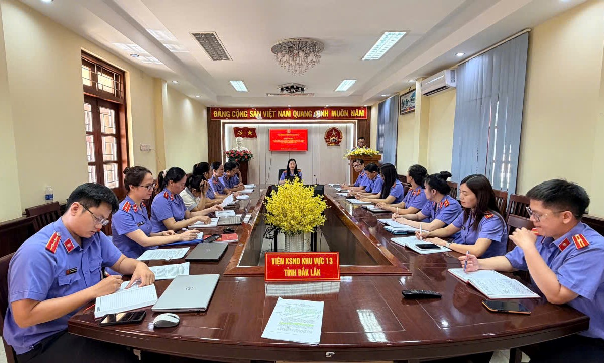 VKSND khu vực 13, tỉnh Đắk Lắk Tập huấn về an toàn, an ninh mạng