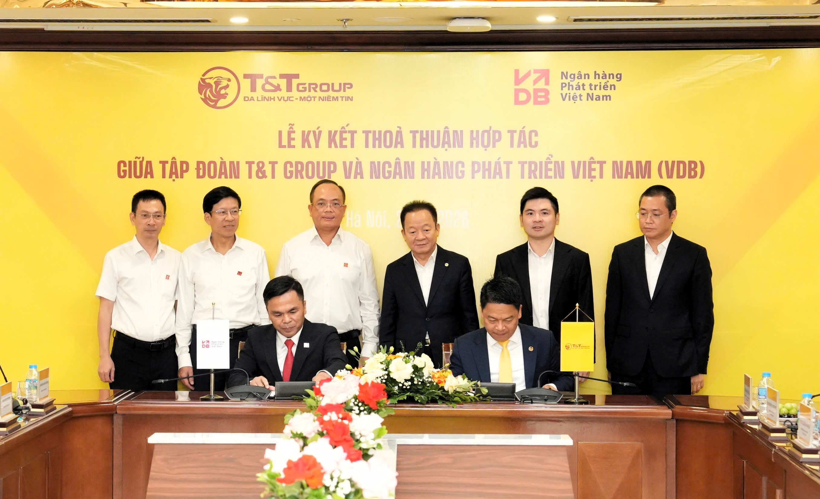 VDB Lâm Đồng và Tập đoàn T T ký kết thỏa thuận tài trợ vốn tín dụng đầu tư của Nhà nước