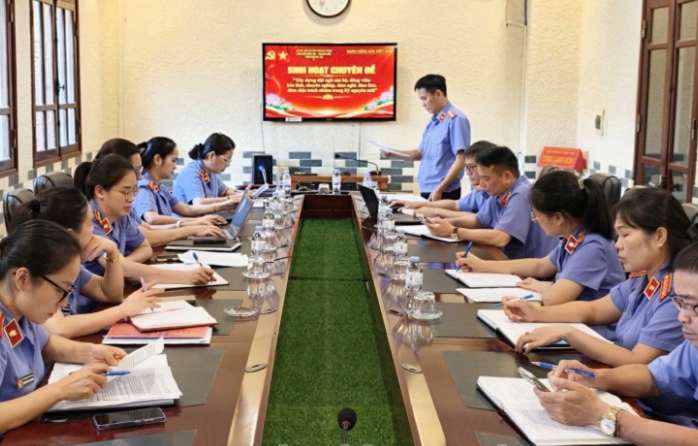 Khơi thông tinh thần dám nghĩ, dám làm tại Chi bộ Dân sự - Giam giữ, Thi hành án