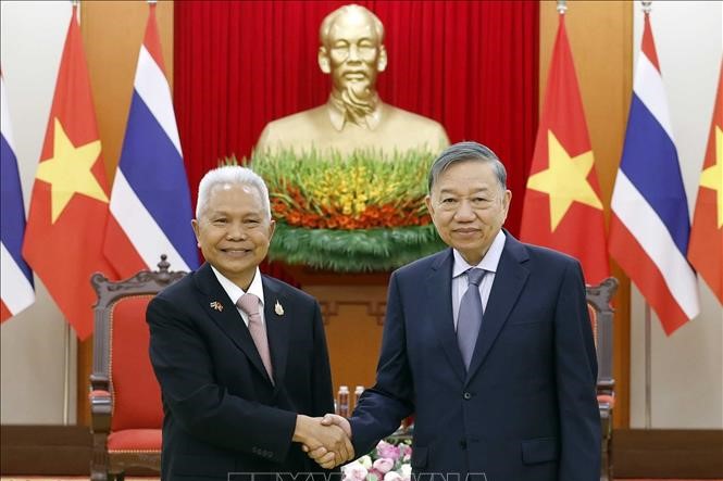 Tổng Bí thư, Chủ tịch nước Tô Lâm tiếp Chủ tịch Quốc hội kiêm Chủ tịch Hạ viện Vương quốc Thái Lan