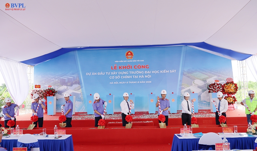 Khởi công Dự án đầu tư xây dựng Trường Đại học Kiểm sát - Cơ sở chính tại Hà Nội