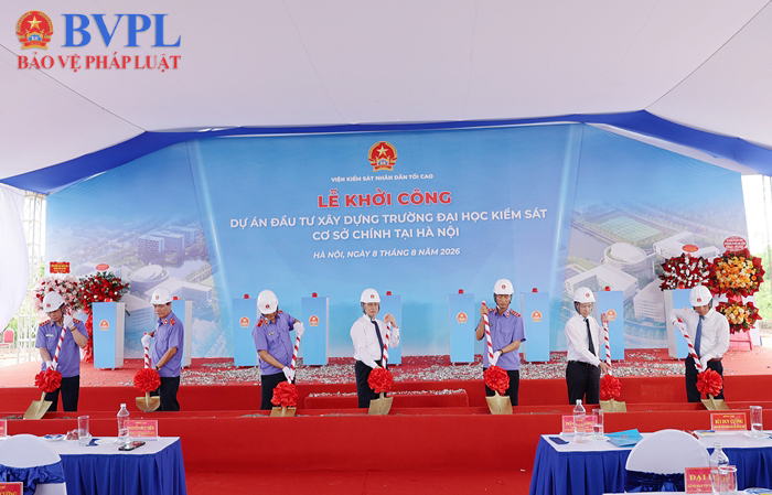 Khởi công Dự án đầu tư xây dựng Trường Đại học Kiểm sát - Cơ sở chính tại Hà Nội