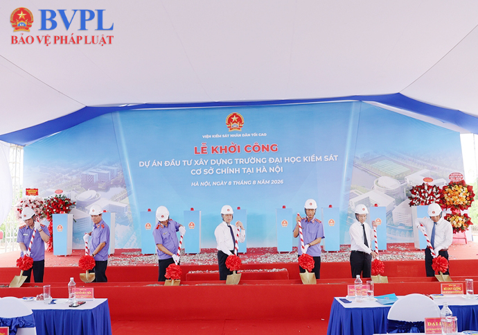Khởi công Dự án đầu tư xây dựng Trường Đại học Kiểm sát - Cơ sở chính tại Hà Nội