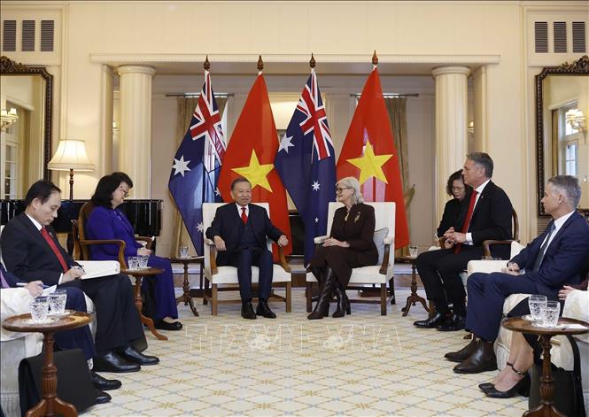 Tổng Bí thư, Chủ tịch nước Tô Lâm hội kiến Toàn quyền Australia