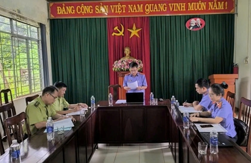 Kiểm sát trực tiếp tại Hạt Kiểm lâm khu vực Đak Đoa