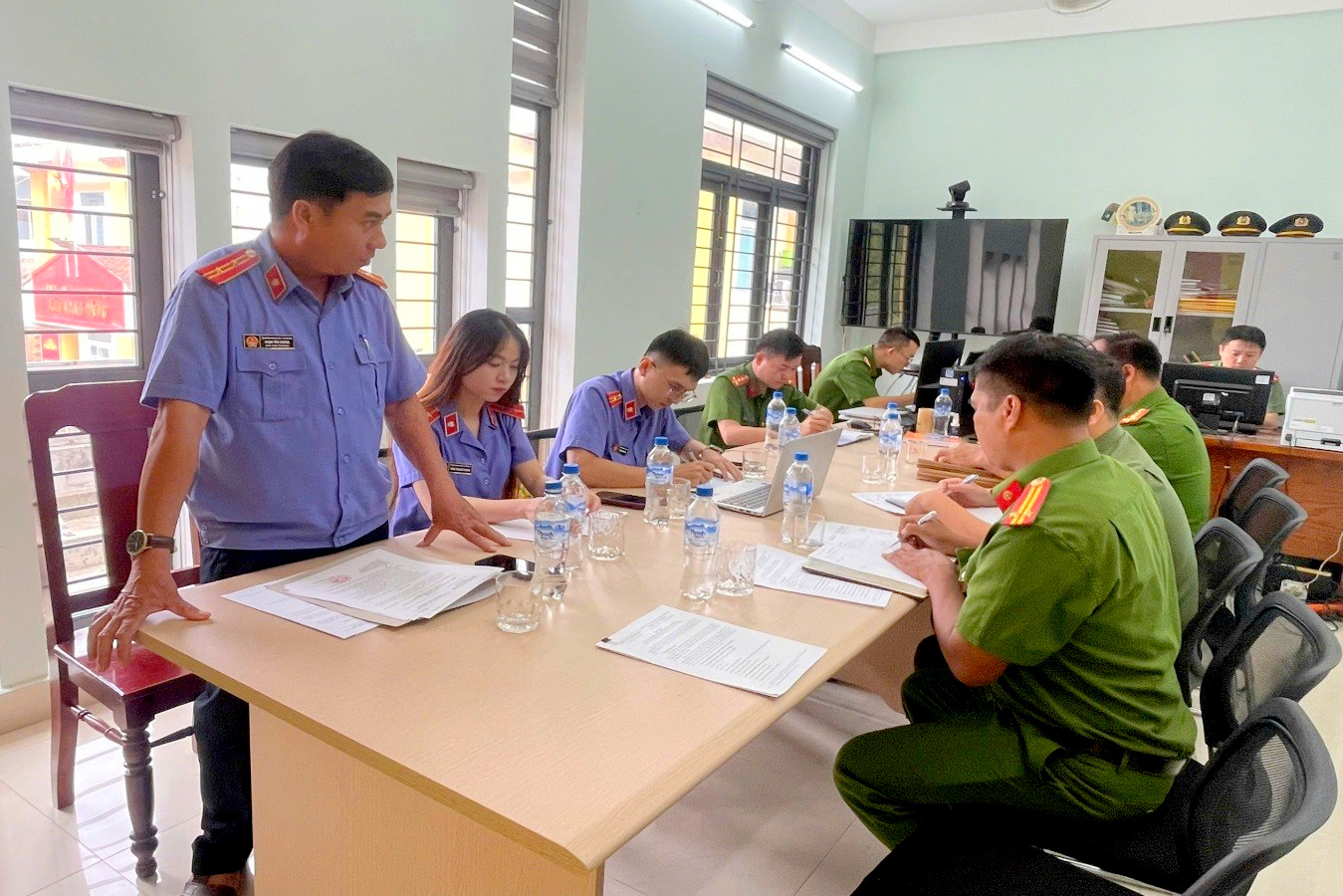 VKSND khu vực 2, tỉnh Quảng Ngãi trực tiếp kiểm sát tại xã Thanh Bồng