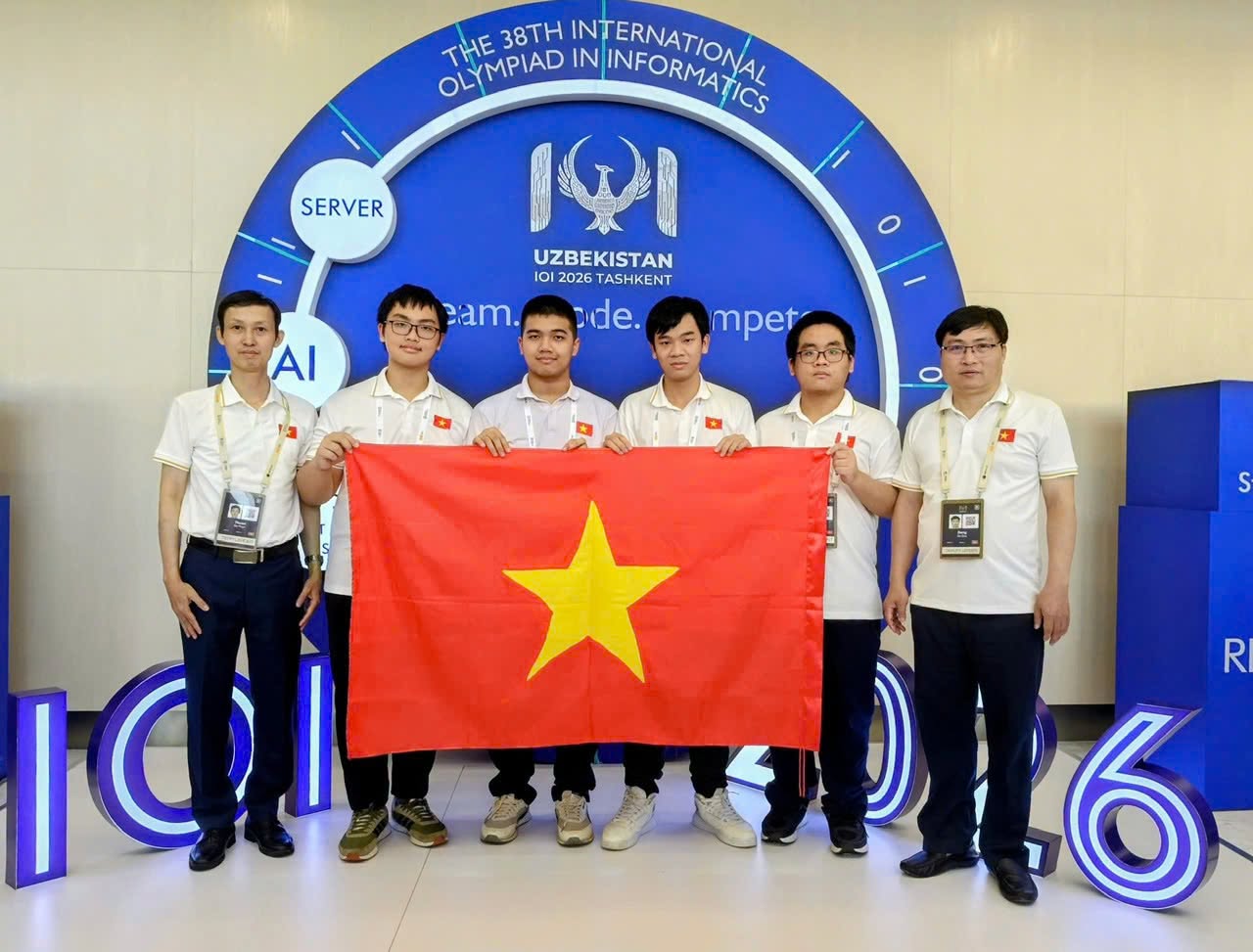 Đội tuyển Olympic Tin học quốc gia Việt Nam đoạt 1 Huy chương Vàng, 2 Huy chương Bạc và 1 Bằng khen