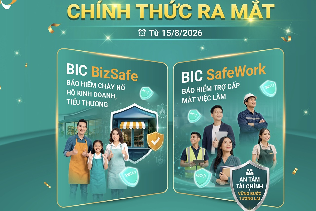 BIC ra mắt bộ đôi sản phẩm mới, “điểm tựa tài chính” cho hộ kinh doanh và người lao động