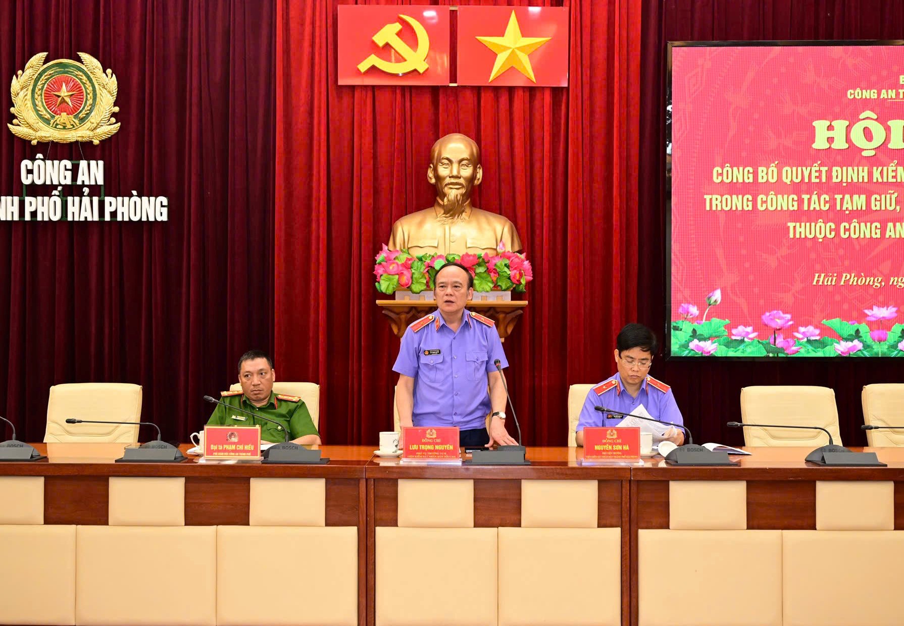 VKSND tối cao kiểm tra, hướng dẫn việc chấp hành pháp luật trong công tác tạm giữ, tạm giam tại Hải Phòng