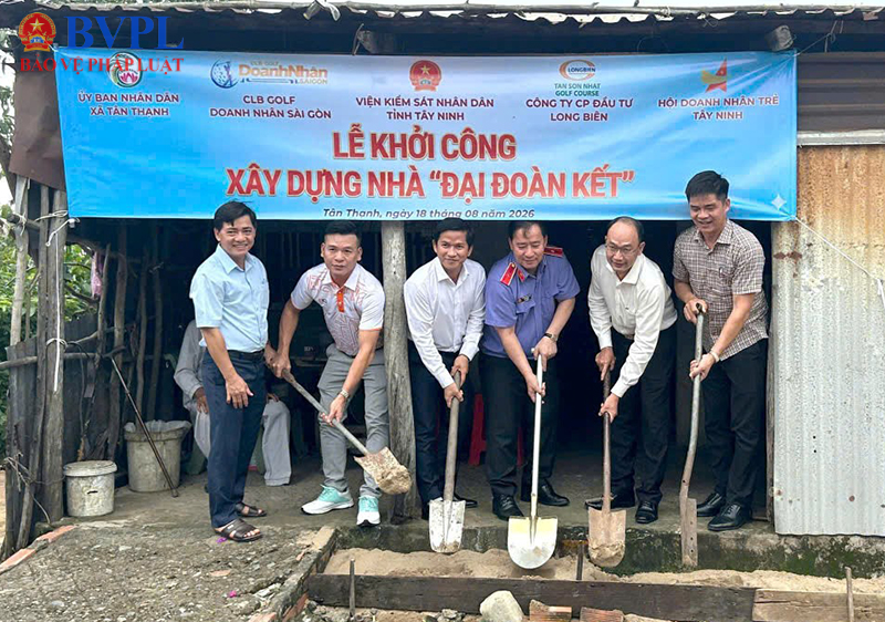 VKSND tỉnh Tây Ninh chung tay xây dựng 3 căn nhà Đại đoàn kết