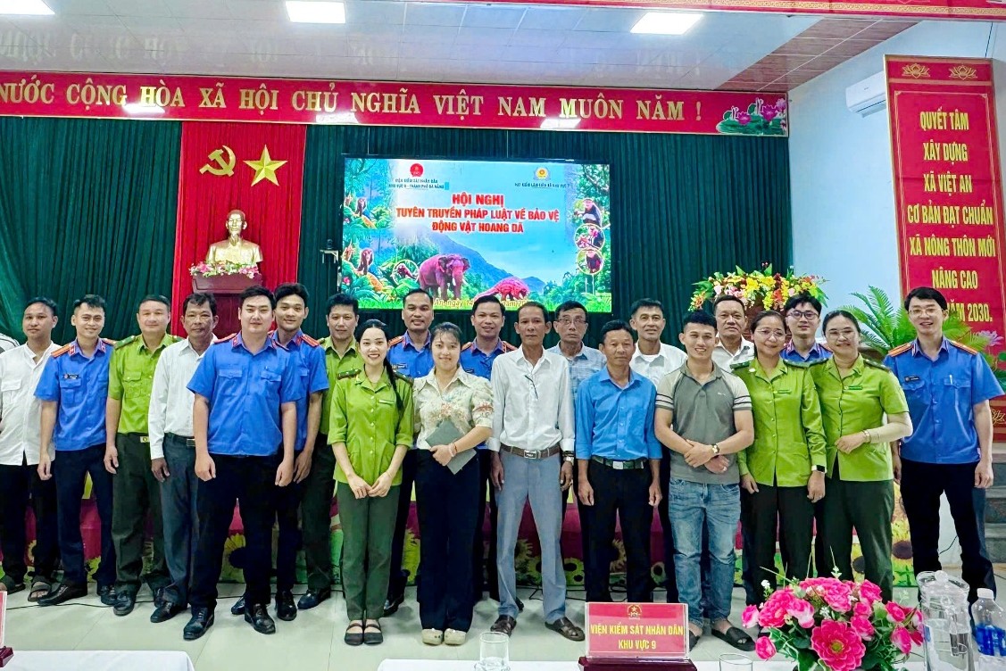 VKSND khu vực 9, TP Đà Nẵng phối hợp tuyên truyền bảo vệ động vật hoang dã