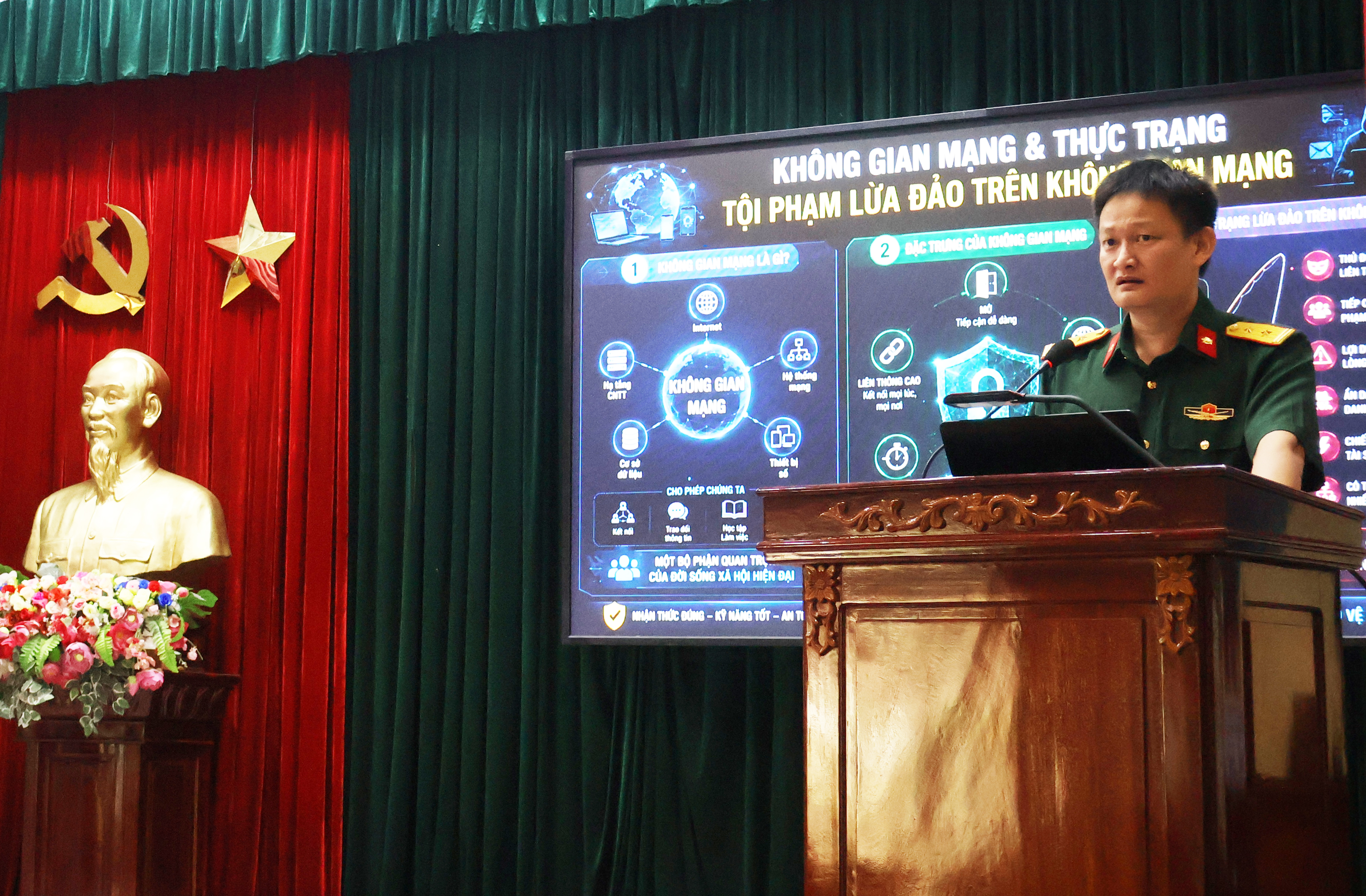 Viện kiểm sát Quân sự khu vực 72 phối hợp phổ biến, giáo dục pháp luật tại Lữ đoàn 75