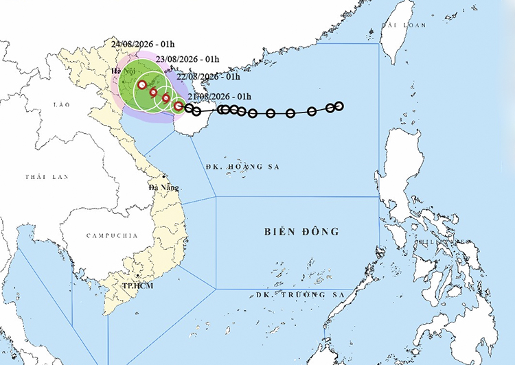 Áp thấp nhiệt đới có khả năng mạnh lên thành bão, Bắc Bộ mưa rất to