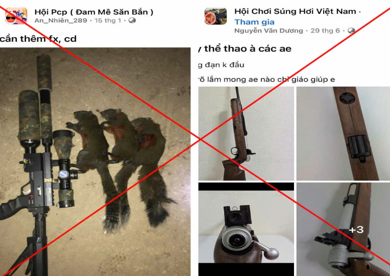 Cảnh báo nguy cơ mua bán trái phép vũ khí, vật liệu nổ, công cụ hỗ trợ trên không gian mạng