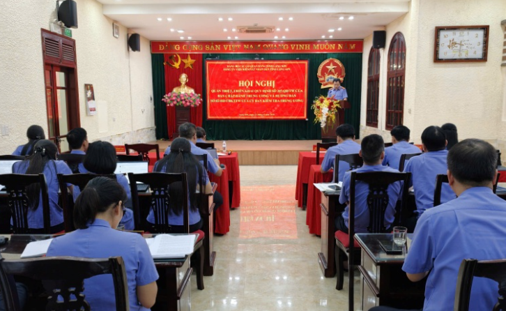 VKSND tỉnh Lạng Sơn quán triệt, triển khai các quy định mới của Đảng