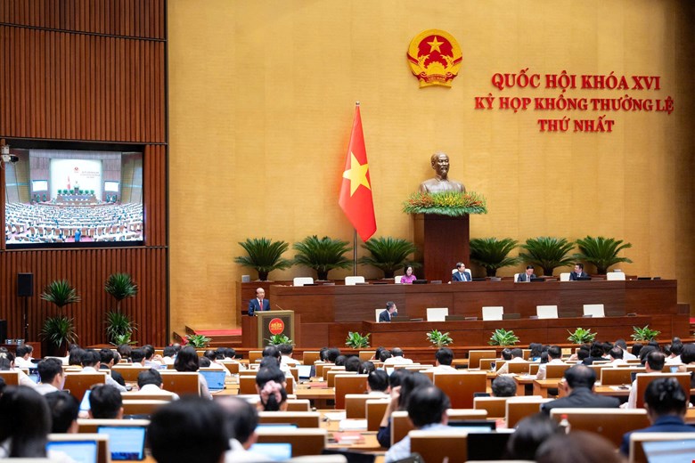 Quốc hội thông qua Nghị quyết liên quan đến Viện kiểm sát nhân dân với tỉ lệ tán thành rất cao