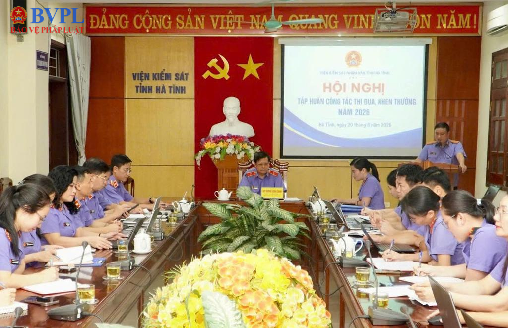 VKSND tỉnh Hà Tĩnh tổ chức Hội nghị tập huấn công tác thi đua, khen thưởng