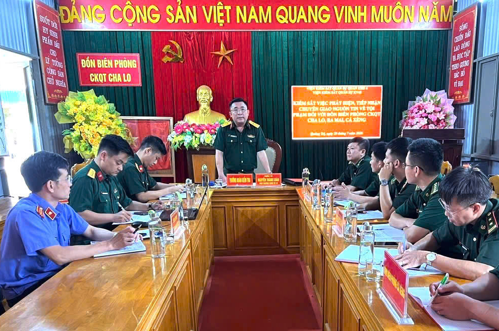 VKSQS khu vực 43 kiểm sát trực tiếp một số đồn biên phòng và Cảnh sát biển