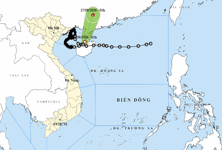 Bão số 4 suy yếu thành áp thấp nhiệt đới, Bắc Bộ mưa to cục bộ