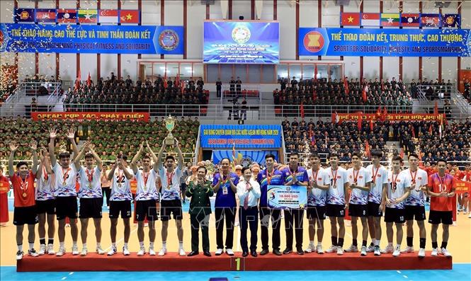 Đội Quân đội nhân dân Việt Nam vô địch Giải bóng chuyền Quân đội các nước ASEAN mở rộng