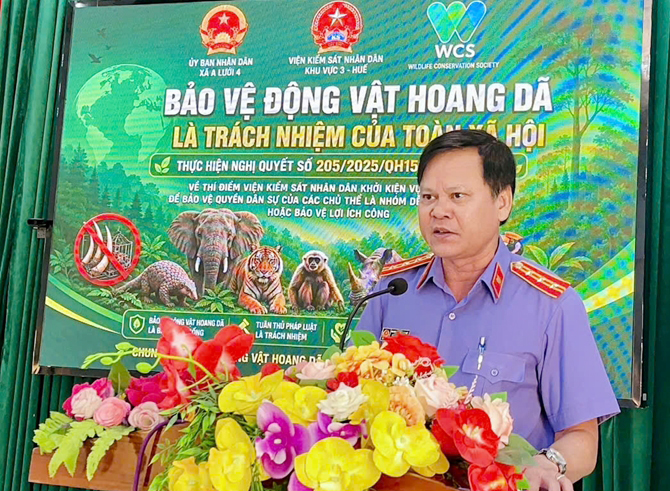 VKSND khu vực 3 - TP Huế tuyên truyền pháp luật và Nghị quyết số 205 của Quốc Hội