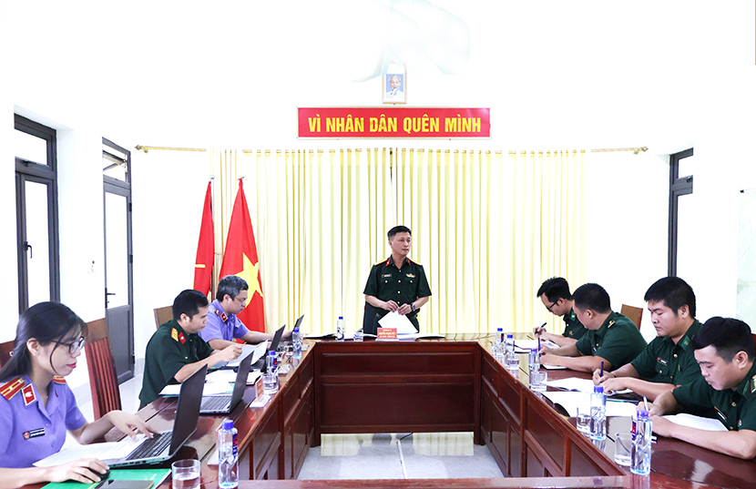 VKSQS khu vực 23 trực tiếp kiểm sát 2 đồn biên phòng