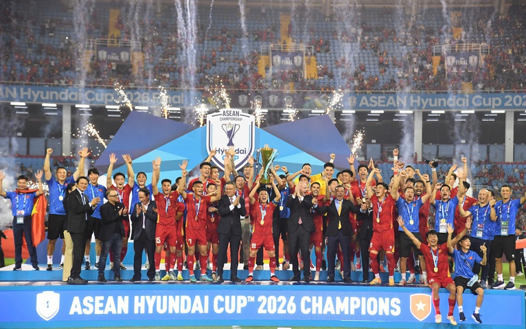 Thủ tướng gửi thư chúc mừng Đội tuyển Bóng đá nam bảo vệ thành công ngôi vô địch AFF Hyundai Cup 2026