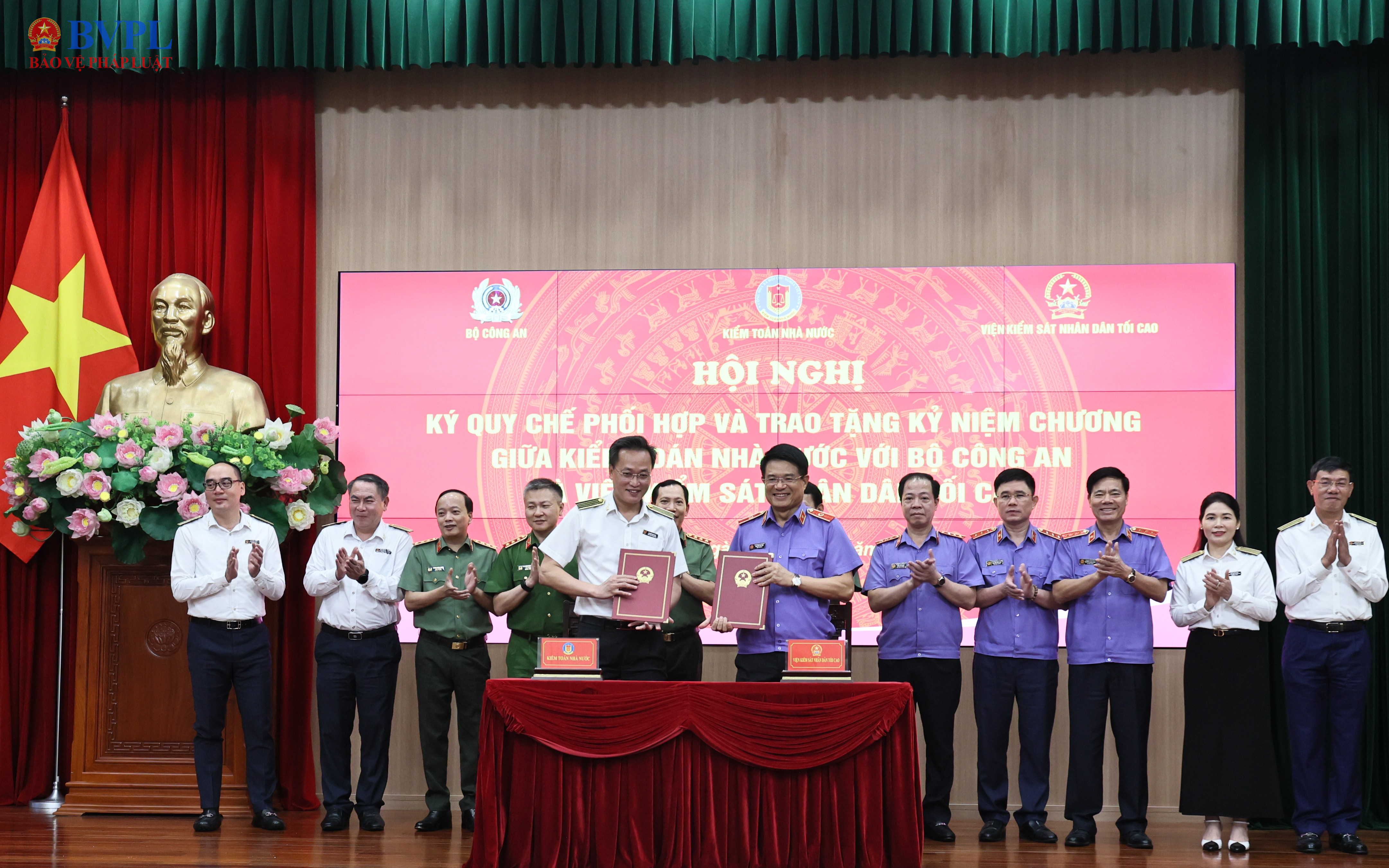 Ký quy chế phối hợp giữa Kiểm toán Nhà nước với Bộ Công an và VKSND tối cao