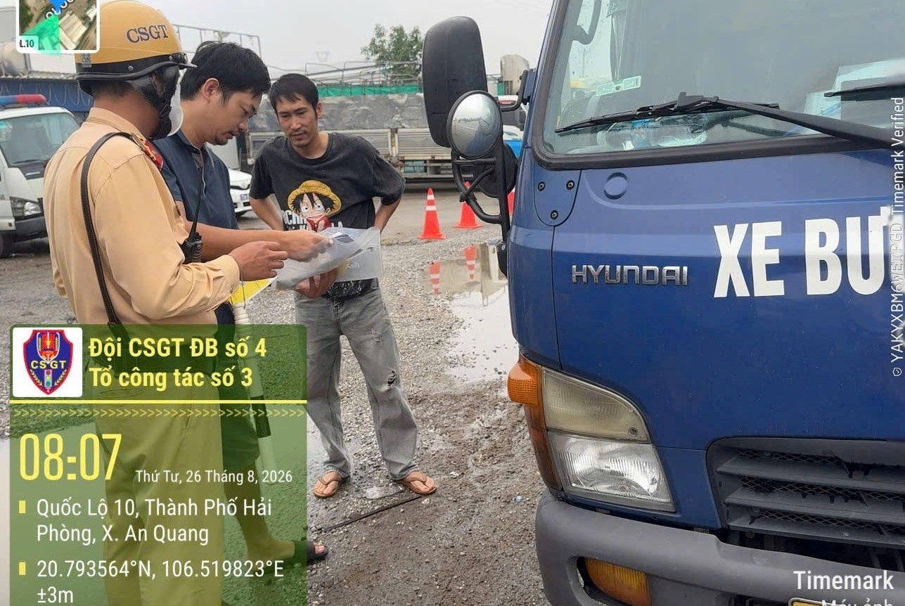 Hải Phòng Xử lý 122 phương tiện kinh doanh vận tải vi phạm giao thông