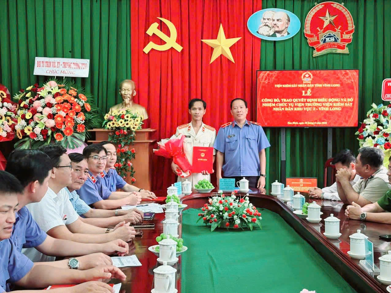 Bổ nhiệm chức vụ Viện trưởng VKSND khu vực 2, tỉnh Vĩnh Long