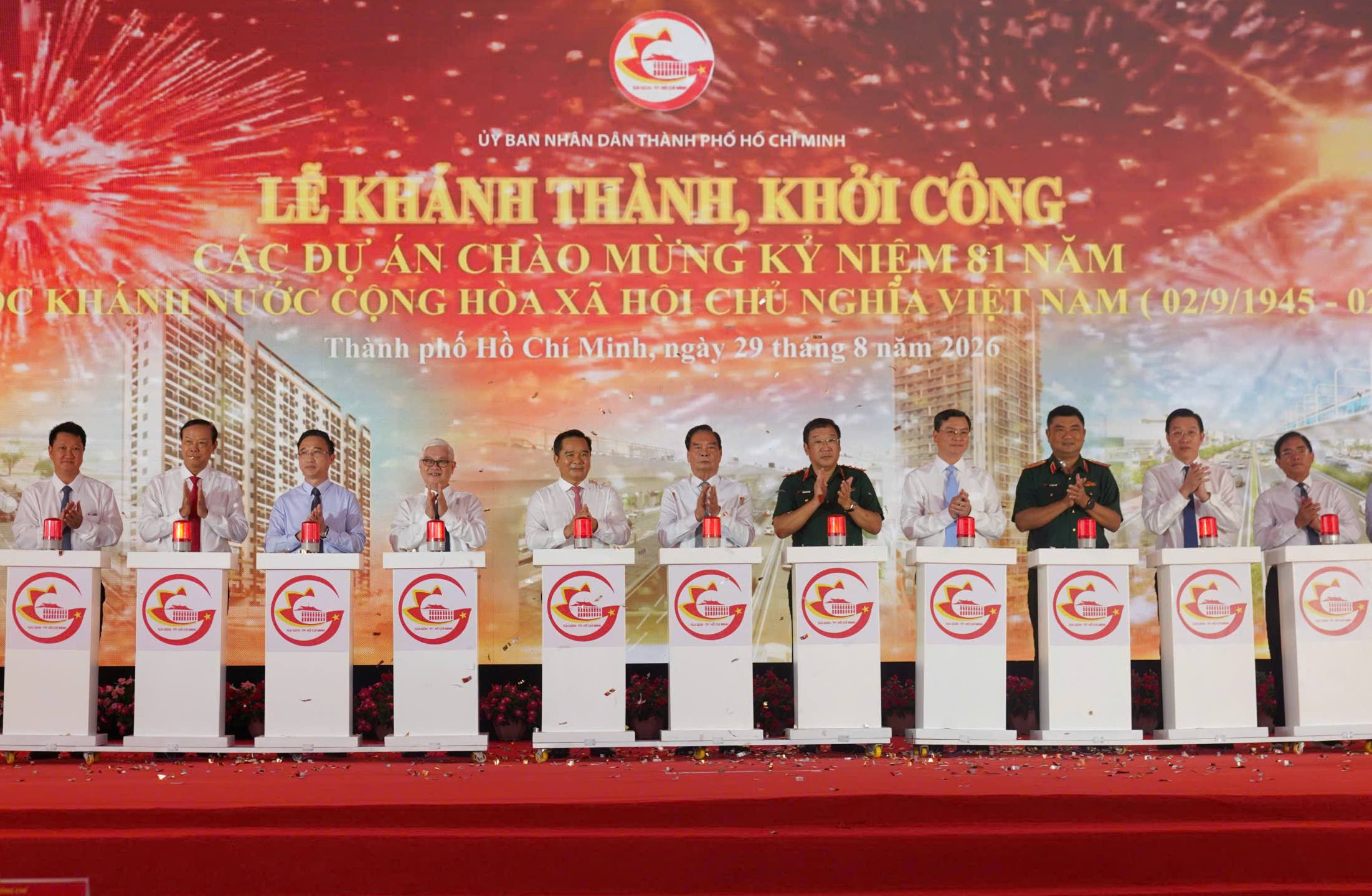 TP Hồ Chí Minh khánh thành, khởi công các dự án chào mừng 81 năm Ngày Quốc khánh