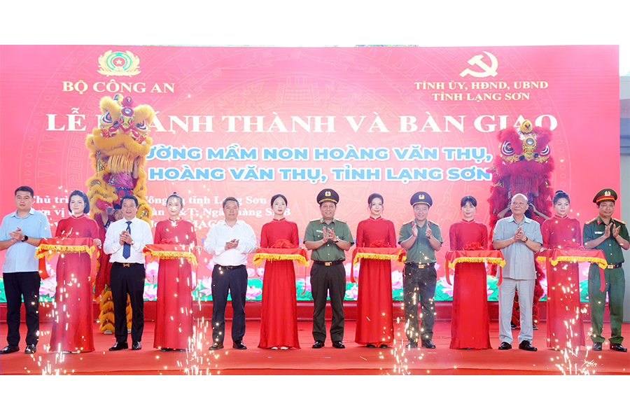 T T Group và SHB tài trợ trên 32 tỉ đồng cùng Bộ Công an xây Trường mầm non tại Lạng Sơn