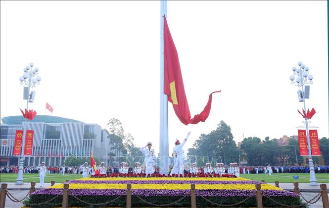Trang nghiêm Lễ Thượng cờ mừng 81 năm Quốc khánh 2 9