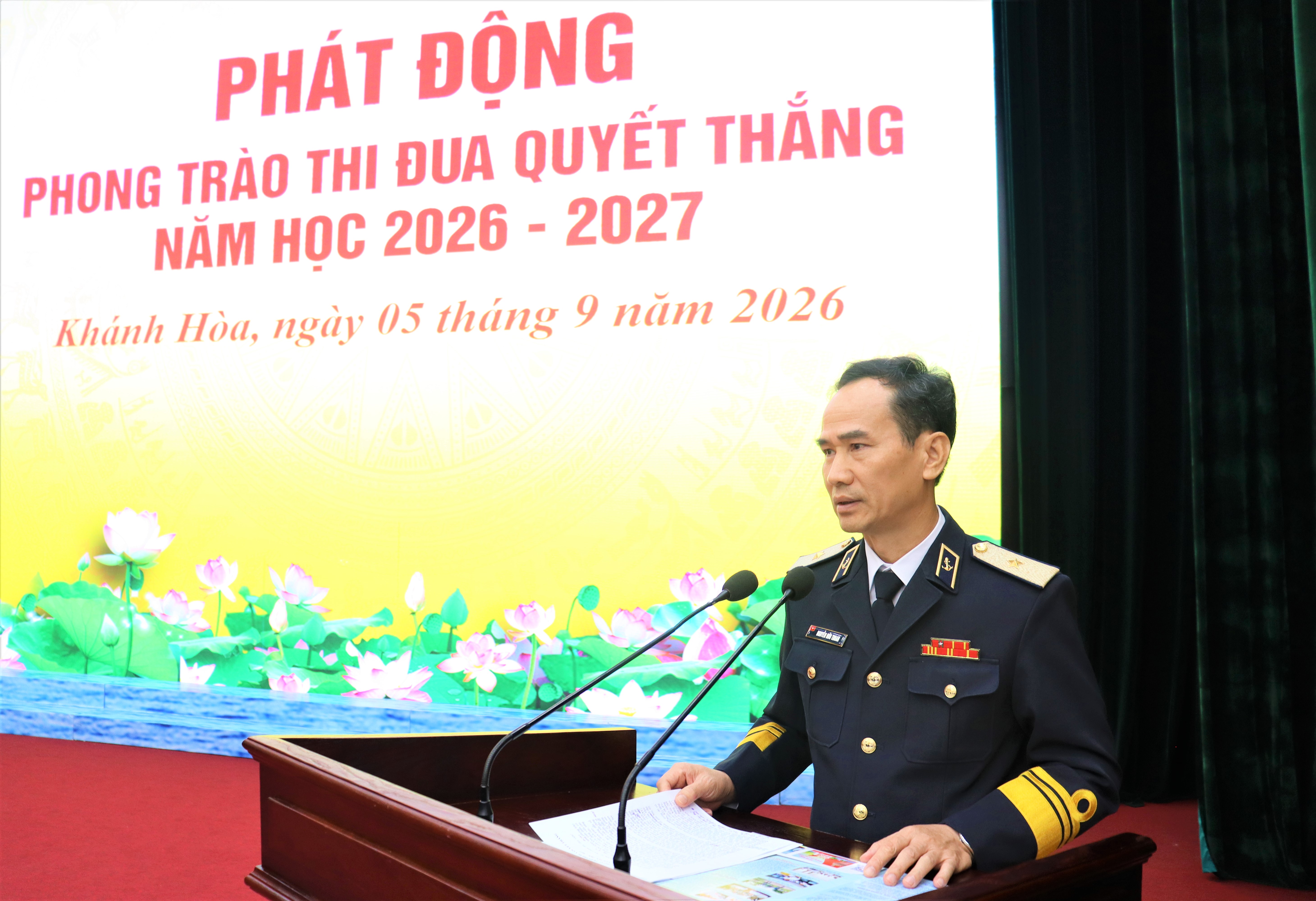 Học viện Hải quân khai giảng năm học mới với quyết tâm và niềm tin quyết thắng