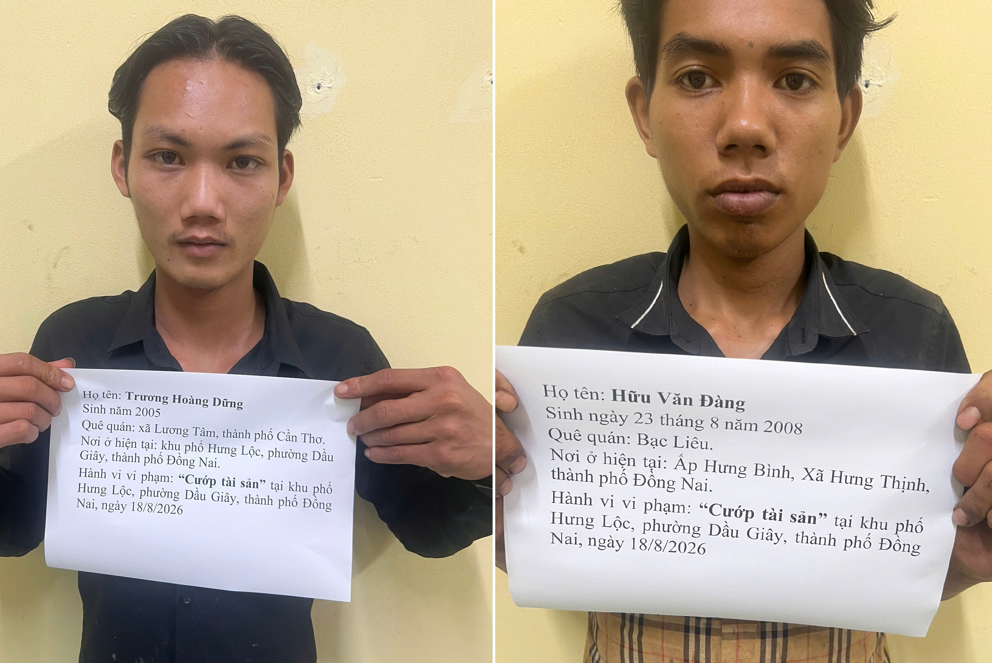 Bắt nhóm đối tượng rượt đuổi chém người, cướp tài sản